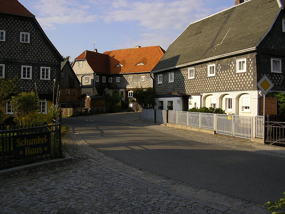 Kottmar: Obercunnersdorf Umgebindehaeuser