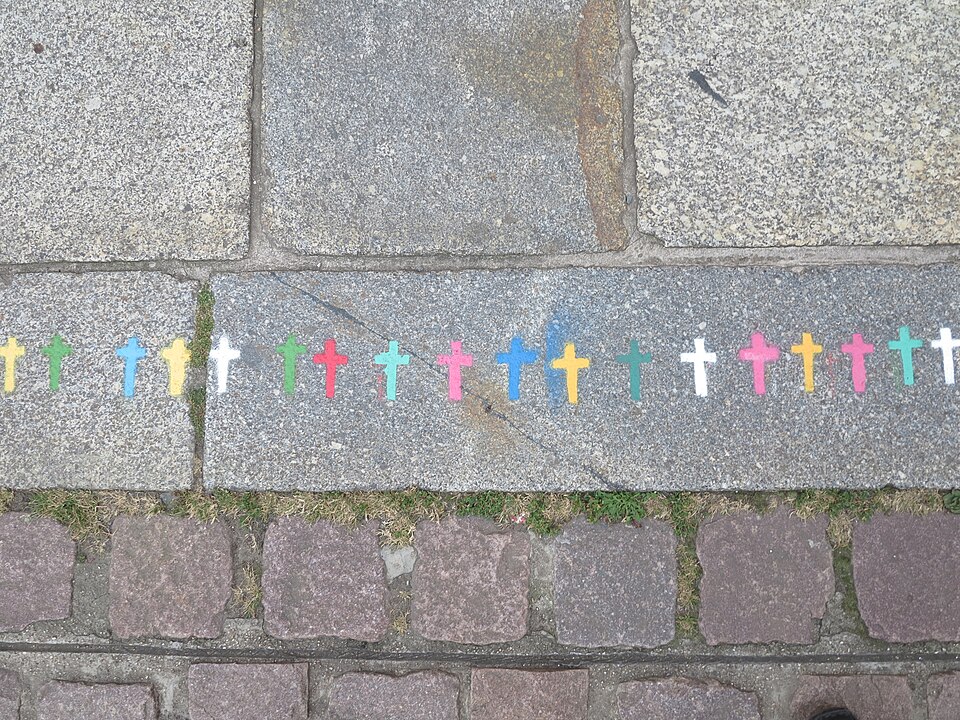 Pirna bunte Kreuze