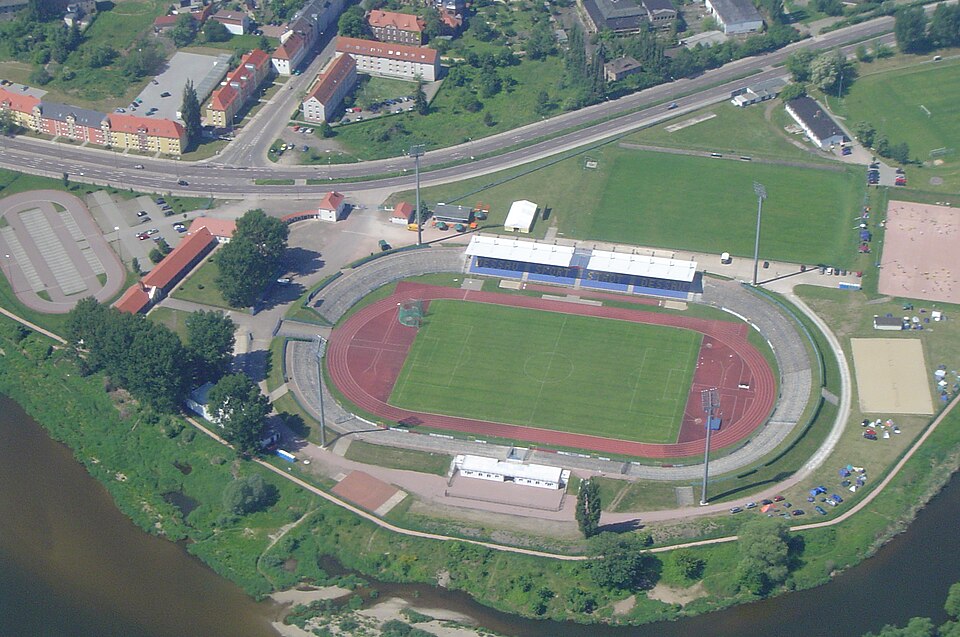 Dessau-Roßlau: Dessau Luftbild Stadion