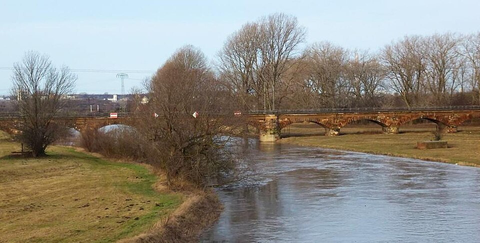 Eisenbahnbrücke über Saale, Bad Dürrenberg