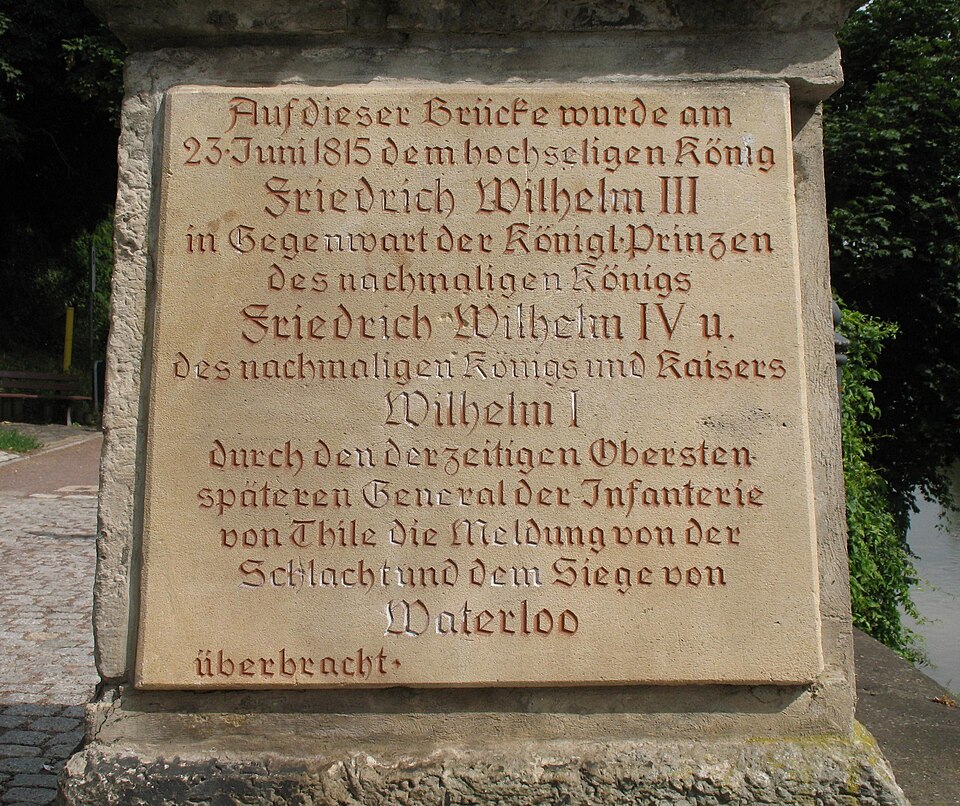 Merseburg Waterloo tablet