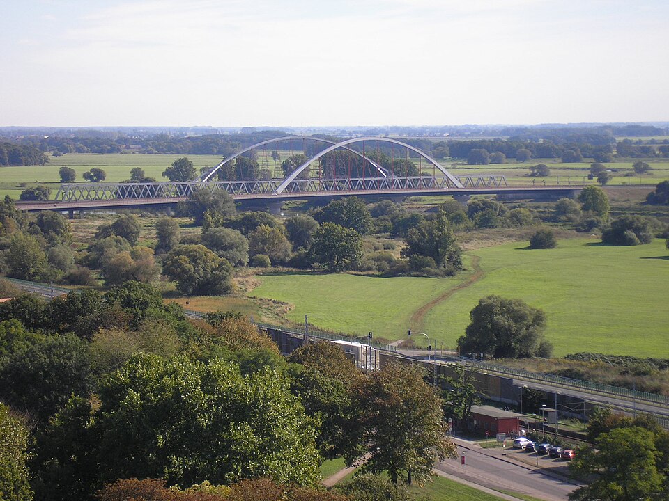 Lutherstadt Wittenberg: Elbbrücke Wittenberg