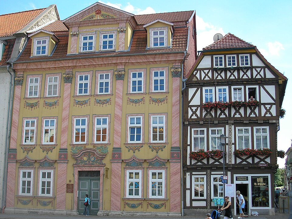 Mühlhausen/Thüringen: Häuser Untermarkt Mühlhausen