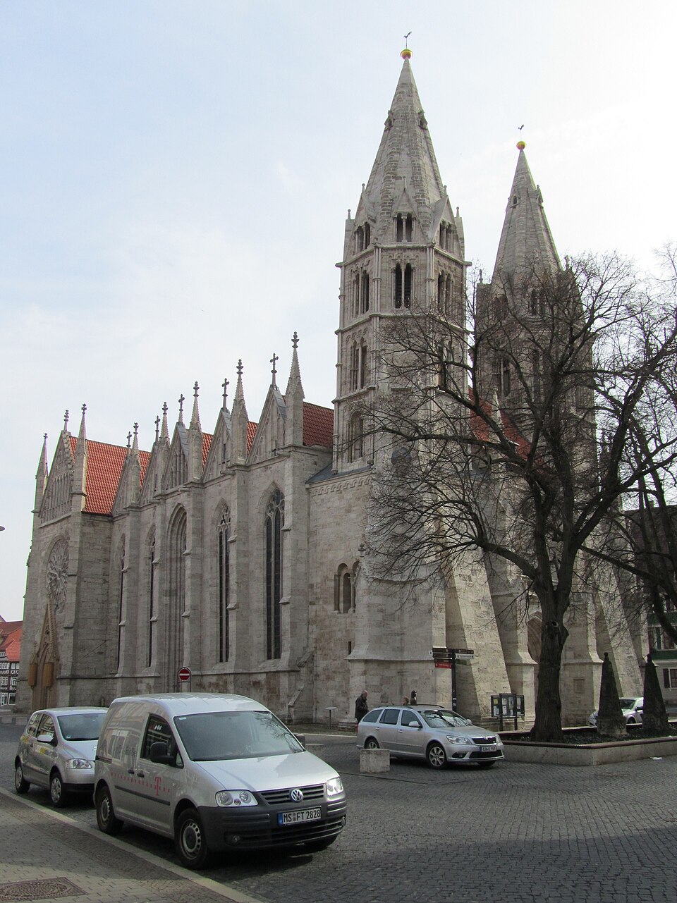 Mühlhausen/Thüringen: Blasiikirche Mühlhausen von Nordwest