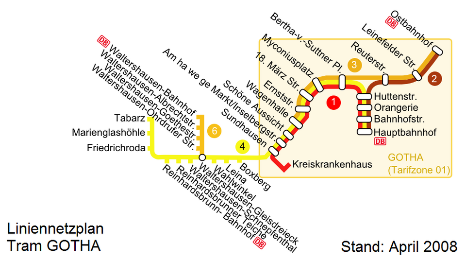 Tram gotha netz