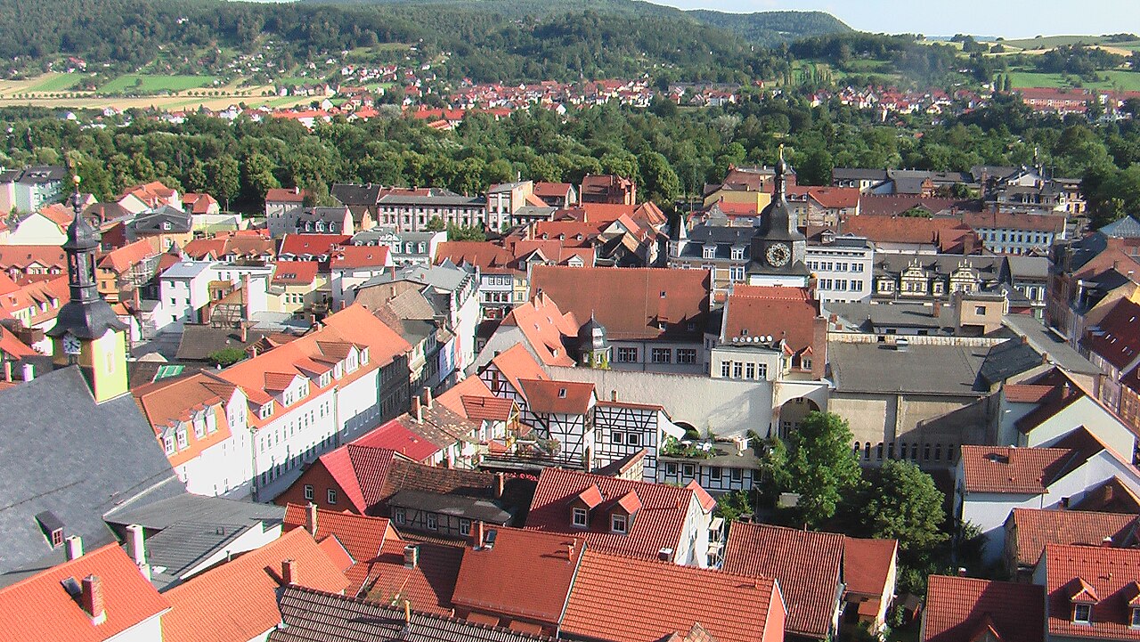 Rudolstadt: Blick von der Heidecksburg