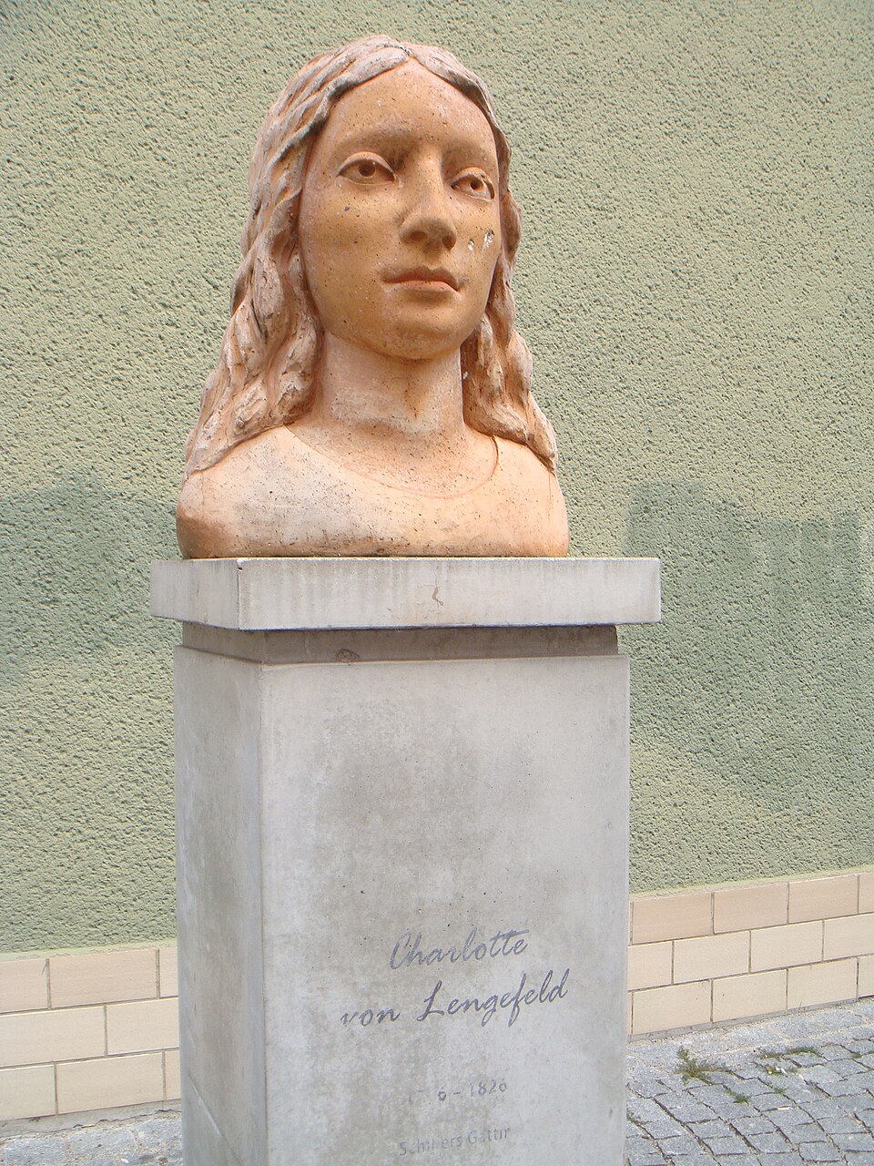 Rudolstadt Plastik Charlotte von Lengefeld